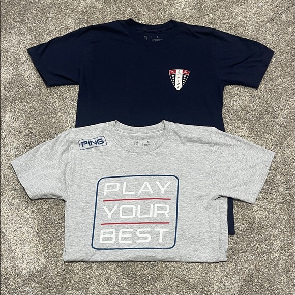 2 PING Short Sleeve Tee Casual Comfort - Picture 1 of 2